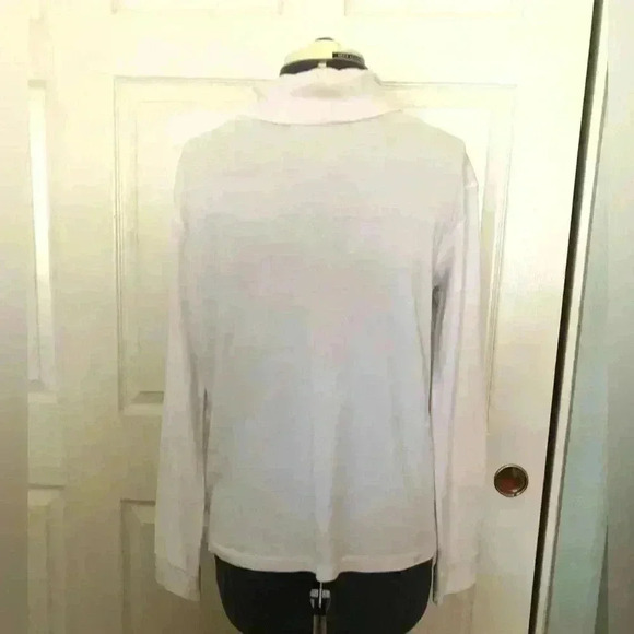 vtg SPEPHANIE ROGERS WHITE LONG SLEEVE TURTLENECK WOMEN LARGE - Picture 4 of 7